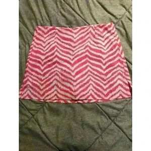 Lilly Pulitzer Ella Skort Skirt Dobby Pink Size 4‎ EUC